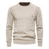Theodor | Men's Sweater with Diamond Pattern