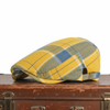 Checked cotton flat cap | JACKSONVILLE